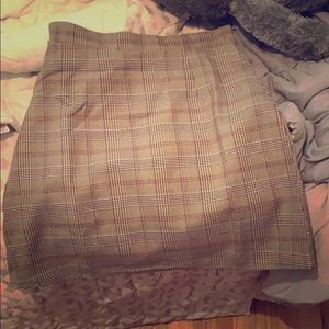 Plaid skirt